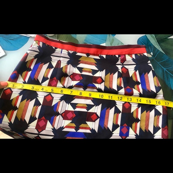 Zara Woman Skirt Geometric Print - Picture 5 of 6